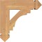 Ekena Millwork Merced Arts & Crafts Smooth Bracket, Western Red Cedar, 3 1/2"W x 16"D x 16"H BKT04X16X16MRC03SWR - alternate 2